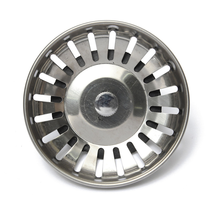 1 Uds. Colador de repuesto Acero inoxidable 83mm cocina agua escurreplatos lavabo colador cesta para filtrar desecho tapón filtro