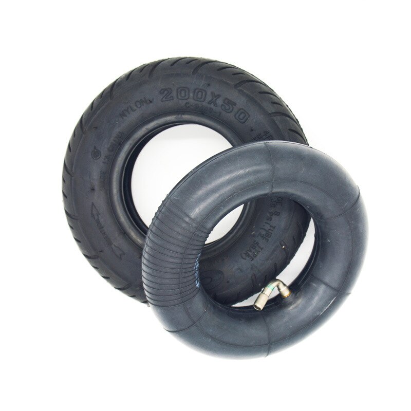 CST Zhengxin Tire 200x50 Tire Small Dolphin Electric Scooter 8 Inch Thickened Inner and Outer Tire Butyl Rubber Inner Tube