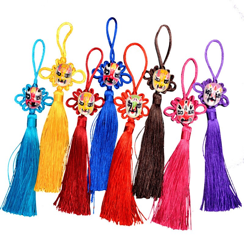 2 stuks facebook chinese knopen kwastjes diy sieraden gordijn kleding decoratieve accessoires autosleutels tas hanger knutsel kwastjes