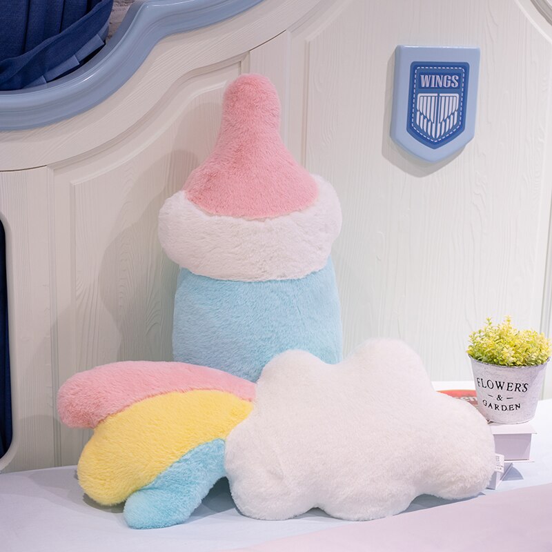 Nordic Style Star Cloud Meteor Bottle Pillow Home Cushion Girl&#39;s Children&#39;s Birthday