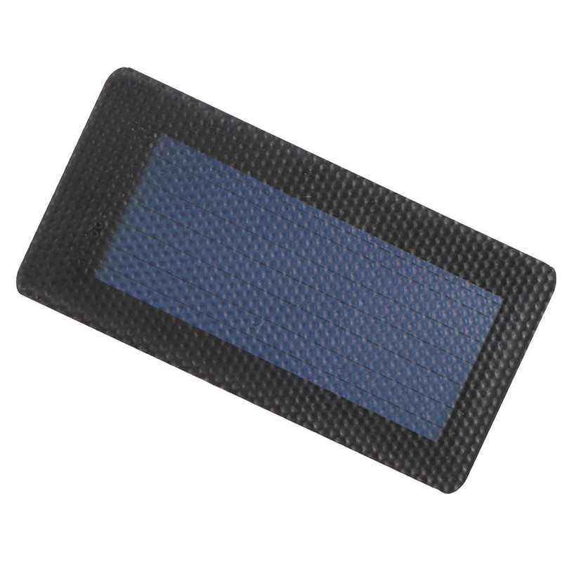 Panel Solar de silicio amorfo, 12x6cm, 2V, 0,3 W, película fina Solar, Flexible, dispositivos de baja potencia de celda pequeña
