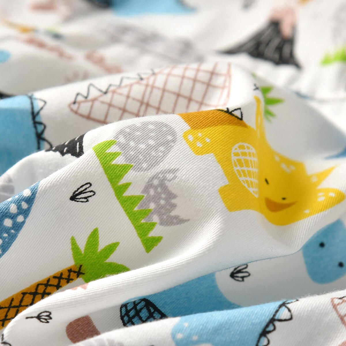 Conjunto de 2 piezas formado por Camiseta de manga corta y pantalones cortos de Color liso para niños, ropa de playa, dibujo niño dinosaurio, verano,