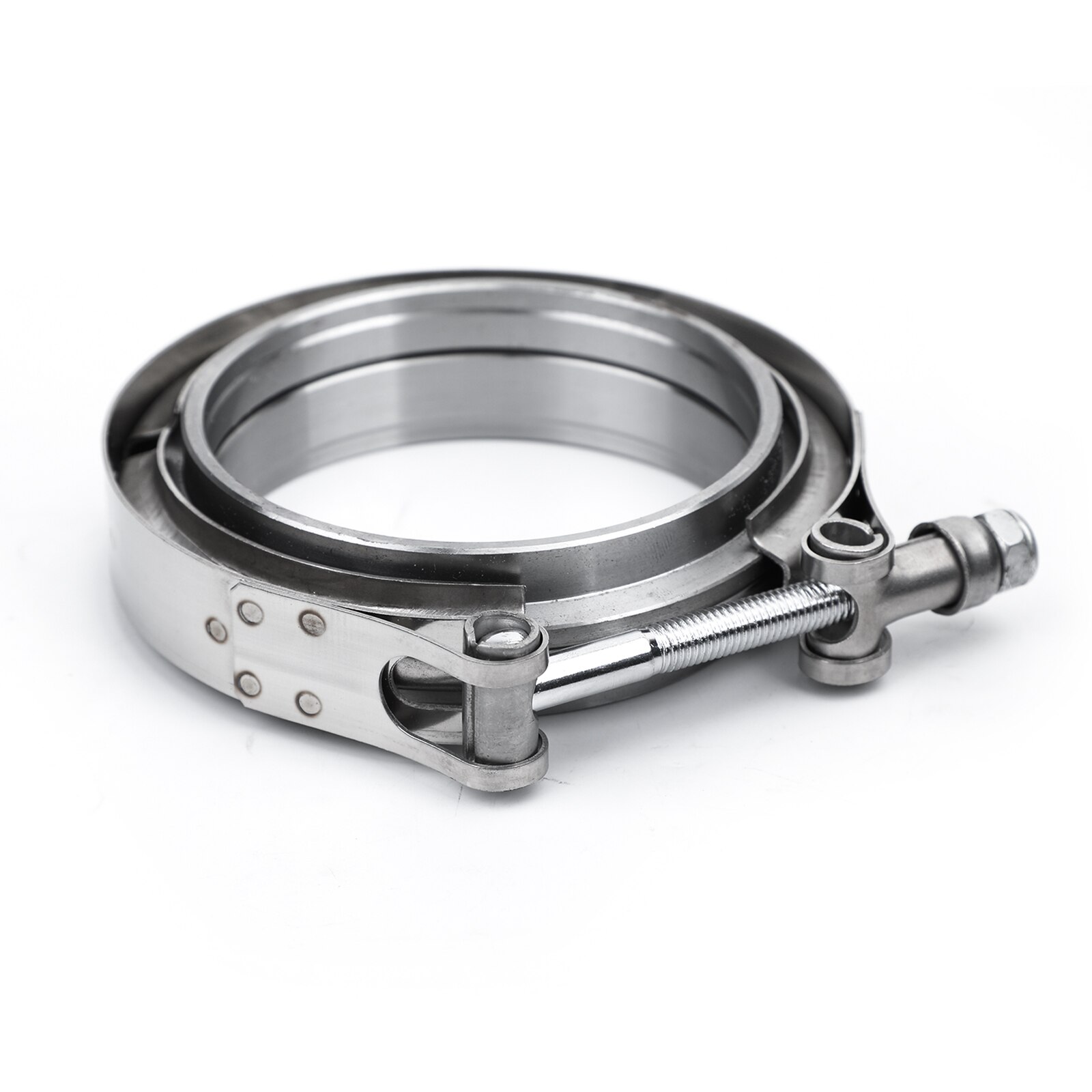 2.5-4 "inoxidável V-BAND parafuso braçadeira + flange turbo down-tubo de escape wastegate