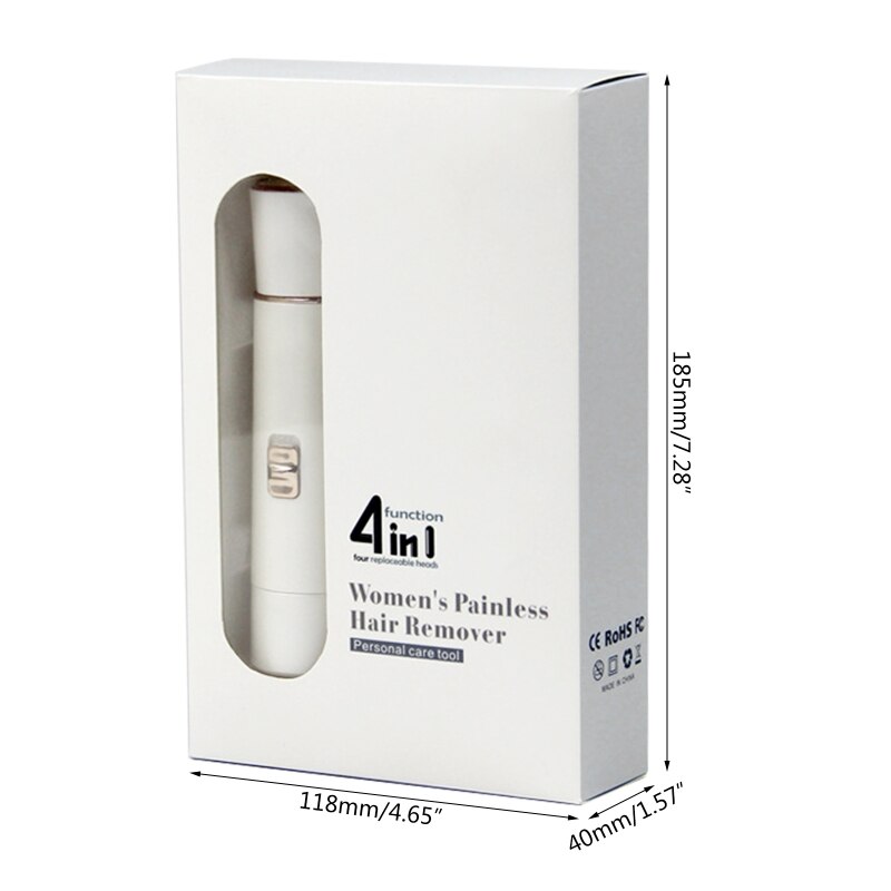 Multifunctional Painless Hair Remover Trimmer for Lip, Cheek, Chin, Arm, Leg