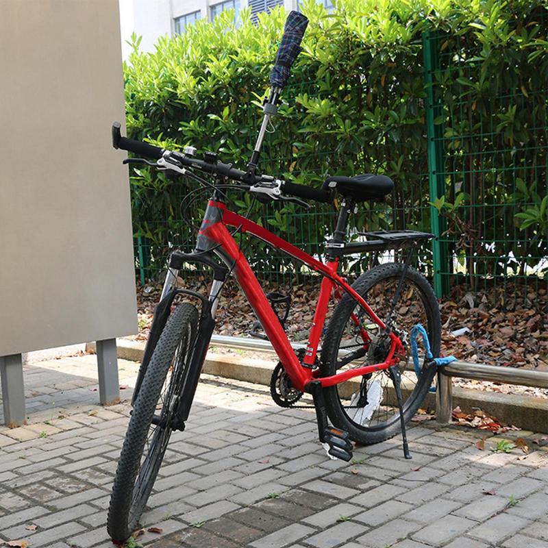 Beslag til kørestolsparaply, hurtigudløser til motorcykelparaply, udtrækkelig paraplyholder til klapvogn og scooter