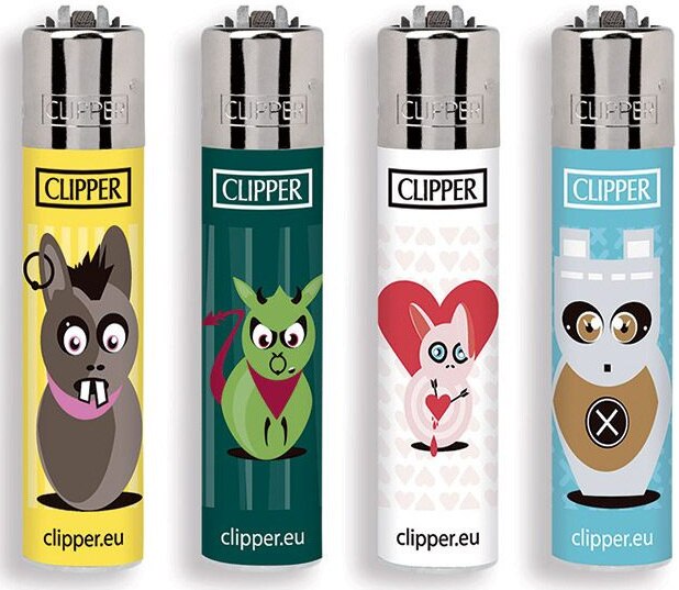 Clipper Coleciones Animales, Elige la Colecion de 4 Mecheros: 4 x Micro I Am G Mob