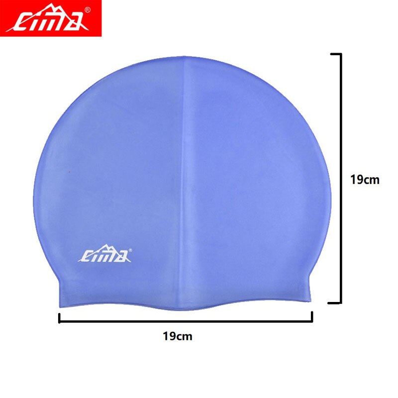 Adult Silicone Swimming Diving Protect Teens Hat Cap Rubber Silicone Men Women Waterproof Petal Swim Pool Caps