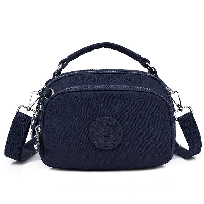 Damen messenger crossbody tote outdoor tasche handtasche canvas tasche schultertasche luxusmarke leder berühmt: Marineblau