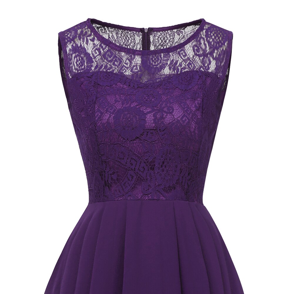OML-536 # Sommer sexy Spitze Chiffon-violett Rosa Brautjungfer Kleider Kurze lange prom Party Kleid mädchen günstige frauen