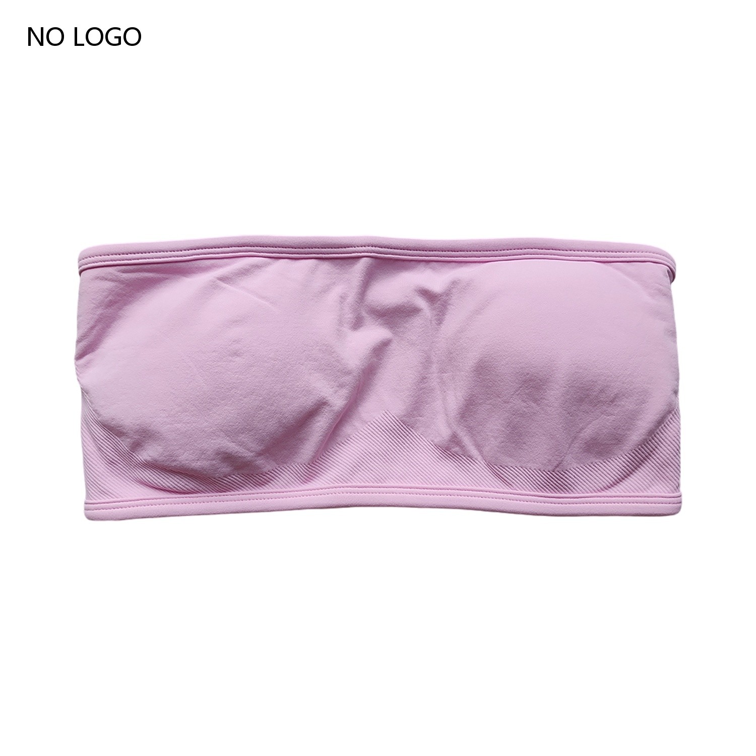 Impact Backless Bandeau Sports Bra Gym Women Top Crop Tube Seamless Bras Yoga Tops Workout Sportswear Push-up Fitness Gym Bra: M / green