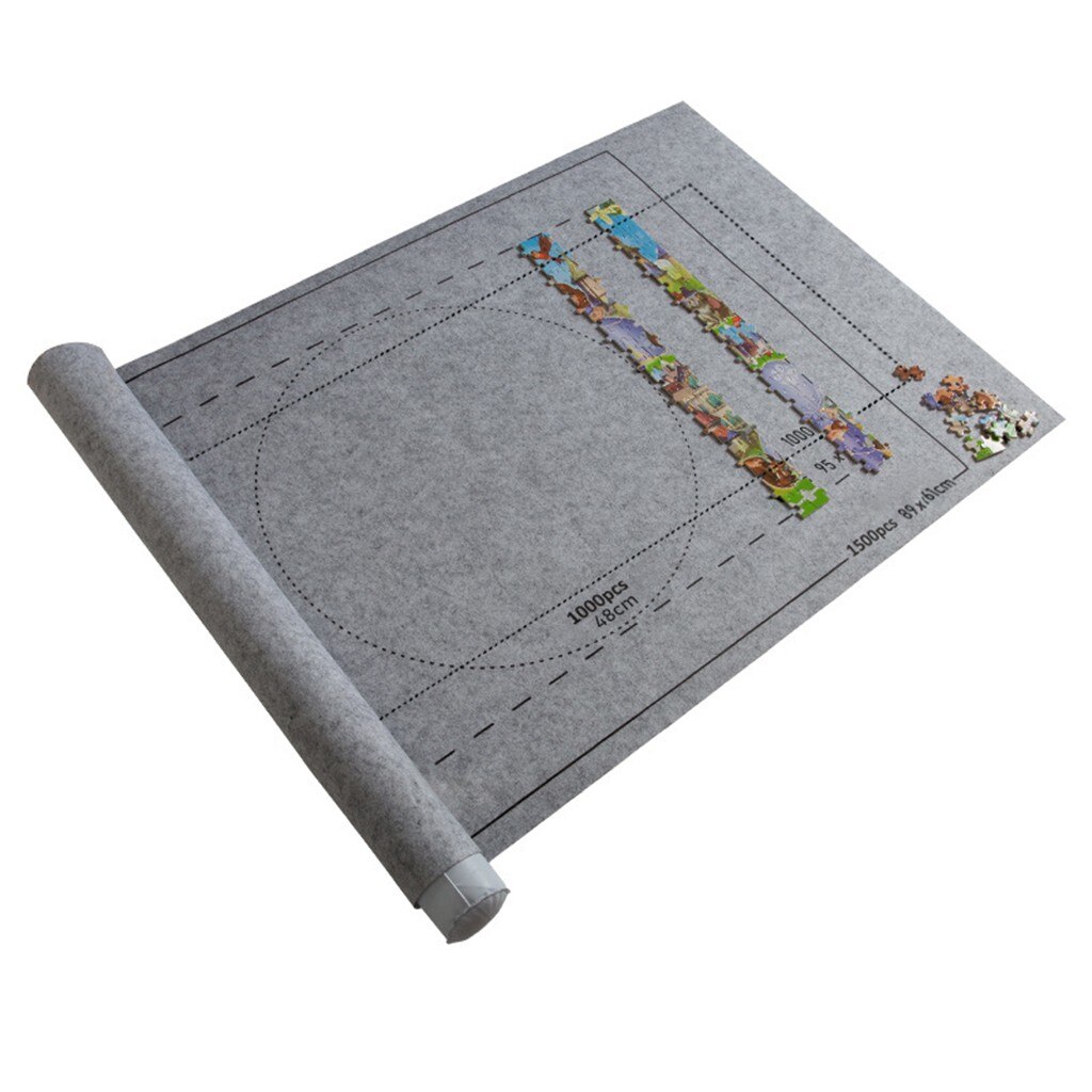 Gratis Draagbare 26X46 Inch Puzzel Opslag Mat Roll Up Puzzel Voor Tot 1500 Pcs Stijlvolle En handig Jigsaw Storage Tool: B