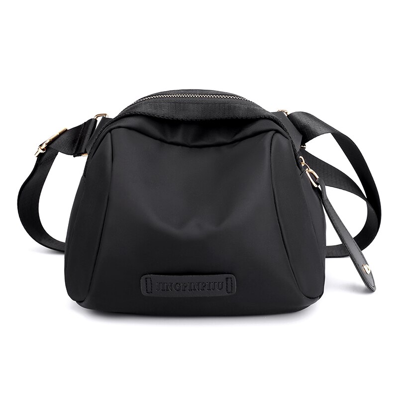 Sac à bandoulière en Nylon pour femmes, sac Simple de bonne , sac de styliste à la: Black