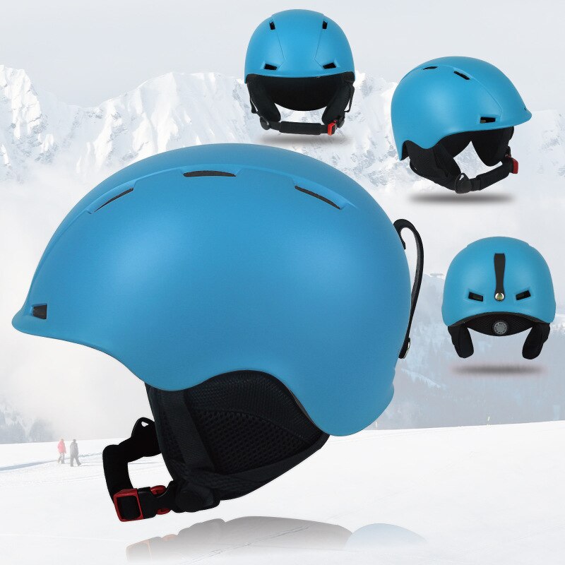 Winter Ski Helm Adult &amp; Kids Ultralight Skateboard Wandelen Helm Zachte Zweet Warm Snowboard Helm Ademend Schaatsen Fietshelm
