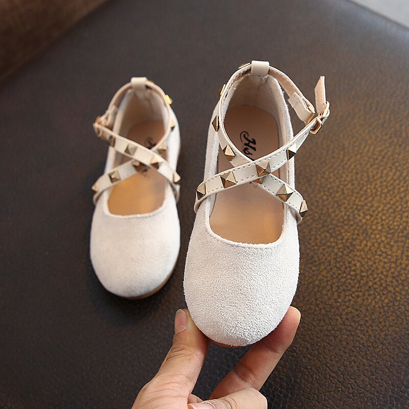 Lente Meisje Schoenen Suède Gladiator Baby Meisje Schoenen Klinknagel Prinses Sandalen Zachte Tong Meisje Schoenen Peuter d01092