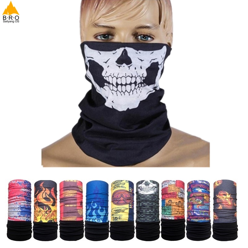 Vindtät cykel sömlös magisk bandana cykling pannband utomhus sport skid bandana huvudbonad mask cykel halsduk