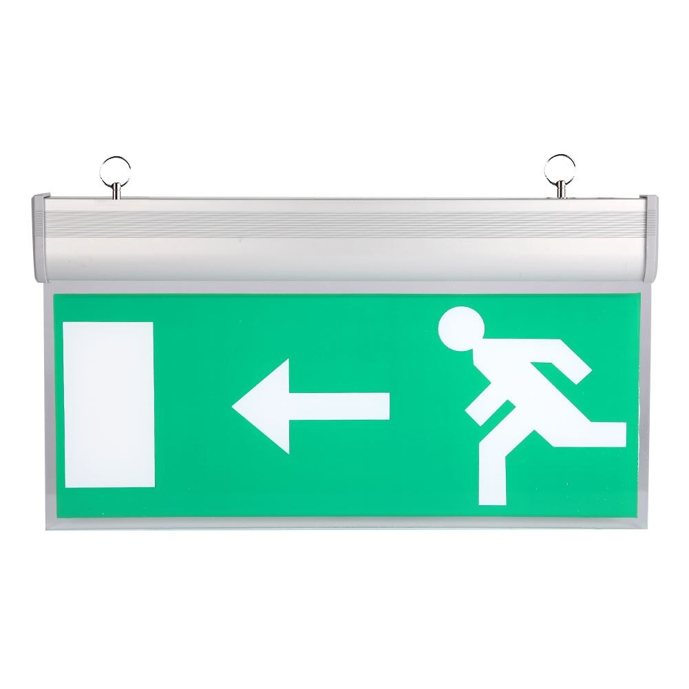 left/Right/EXIT/ Acrylic LED Emergency Exit Lighting Sign Safety Evacuation Indicator Light 110-220V Hanging Led Exit: 03