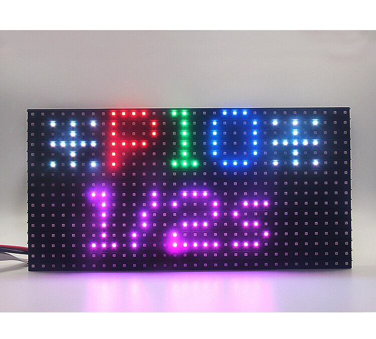 P10 Outdoor Smd Rgb Video Full Color Led Module 320X160Mm 1/2 Scan Led billboard