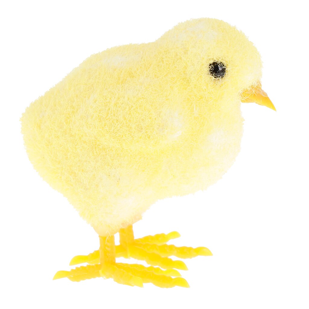 Artificial Chick Decor - Realistic Yellow Baby Chick Lifelike Furry Chicken: Big Chick