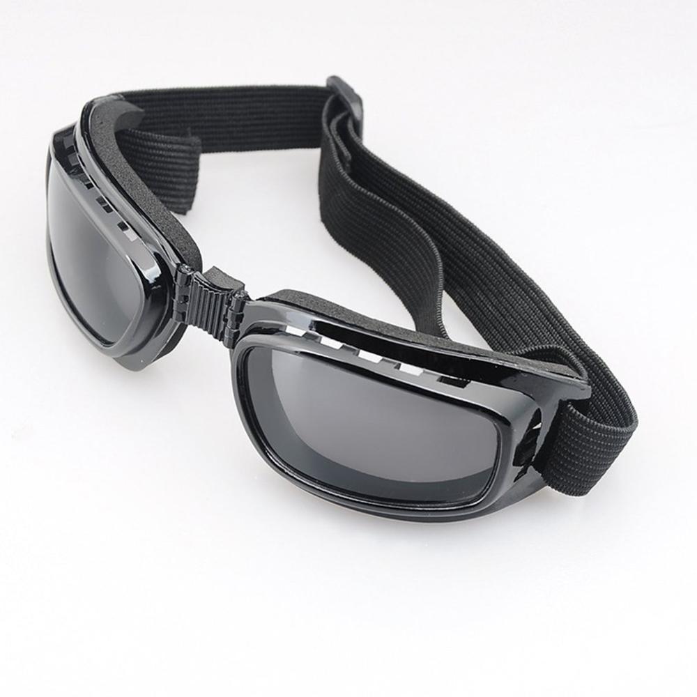 Motorcycle Goggles Polarized Day Night Cycling Sunglasses Temples Band Interchangeable Helmet Glasses: gray lens