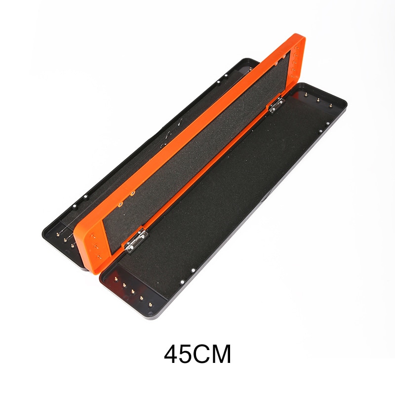 32/45CM Fishing Tackle Box Gear Storage Box Hook Lures Baits Accessory For Fishing Lines Portable Fishing High Strength Tools: Double layer 45cm