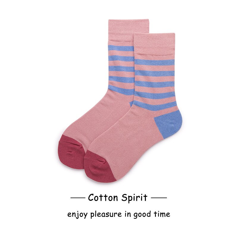 socks women woman socks socks men combed cotton socks striped pattern middle tube men's socks novelty socks: E3