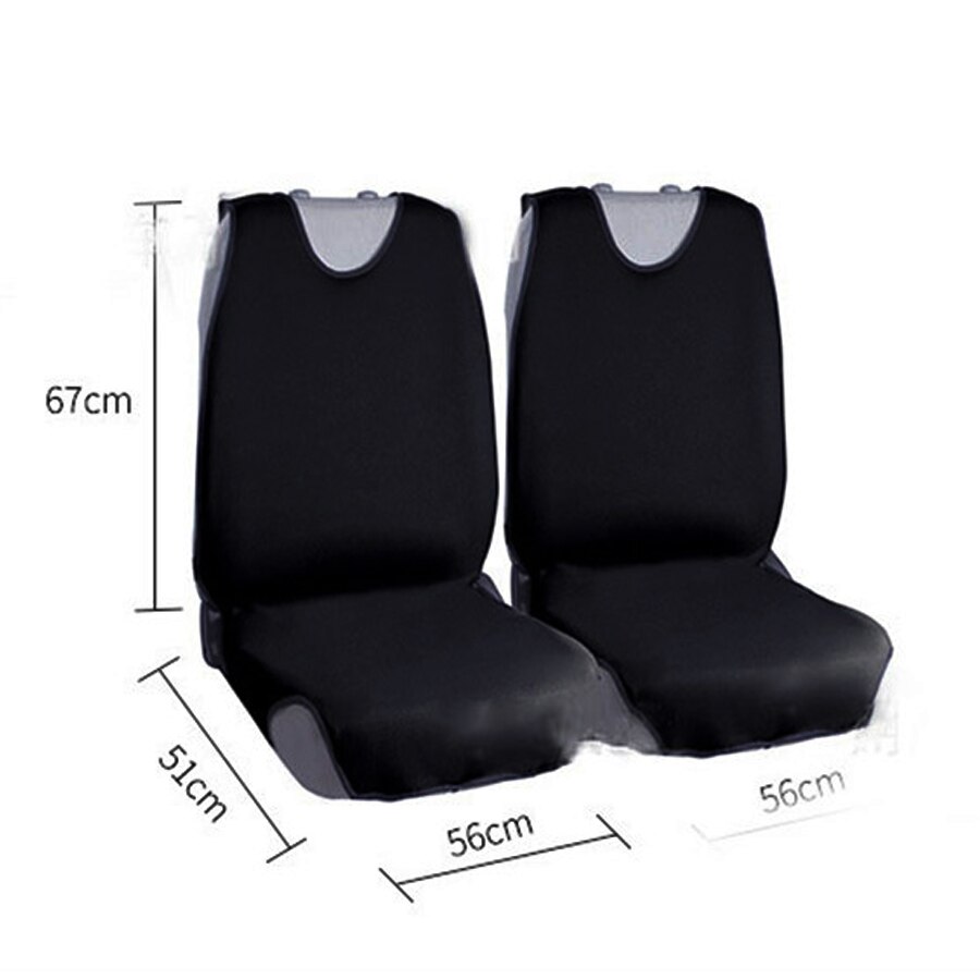 Housse de siège avant de voiture universelle, 1 pièce, protection pour siège de voiture, T-shirts pour siège de véhicule facile à installer et lavable