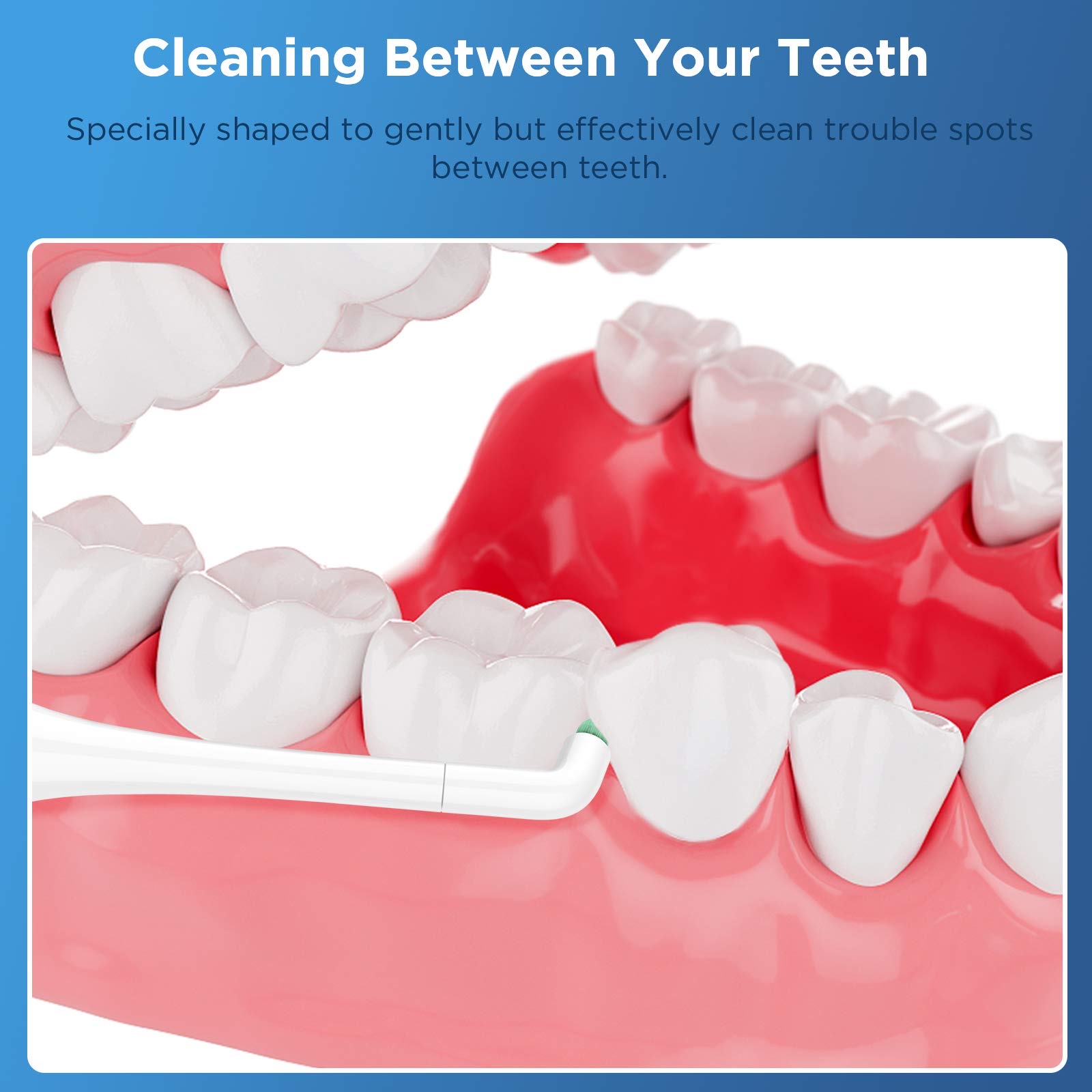 Cabezales de cepillo Interdental Fairywill, cabezales de repuesto para cepillo de dientes eléctrico sónico FW-507 FW-508 FW-917 FW-959 D7 D8