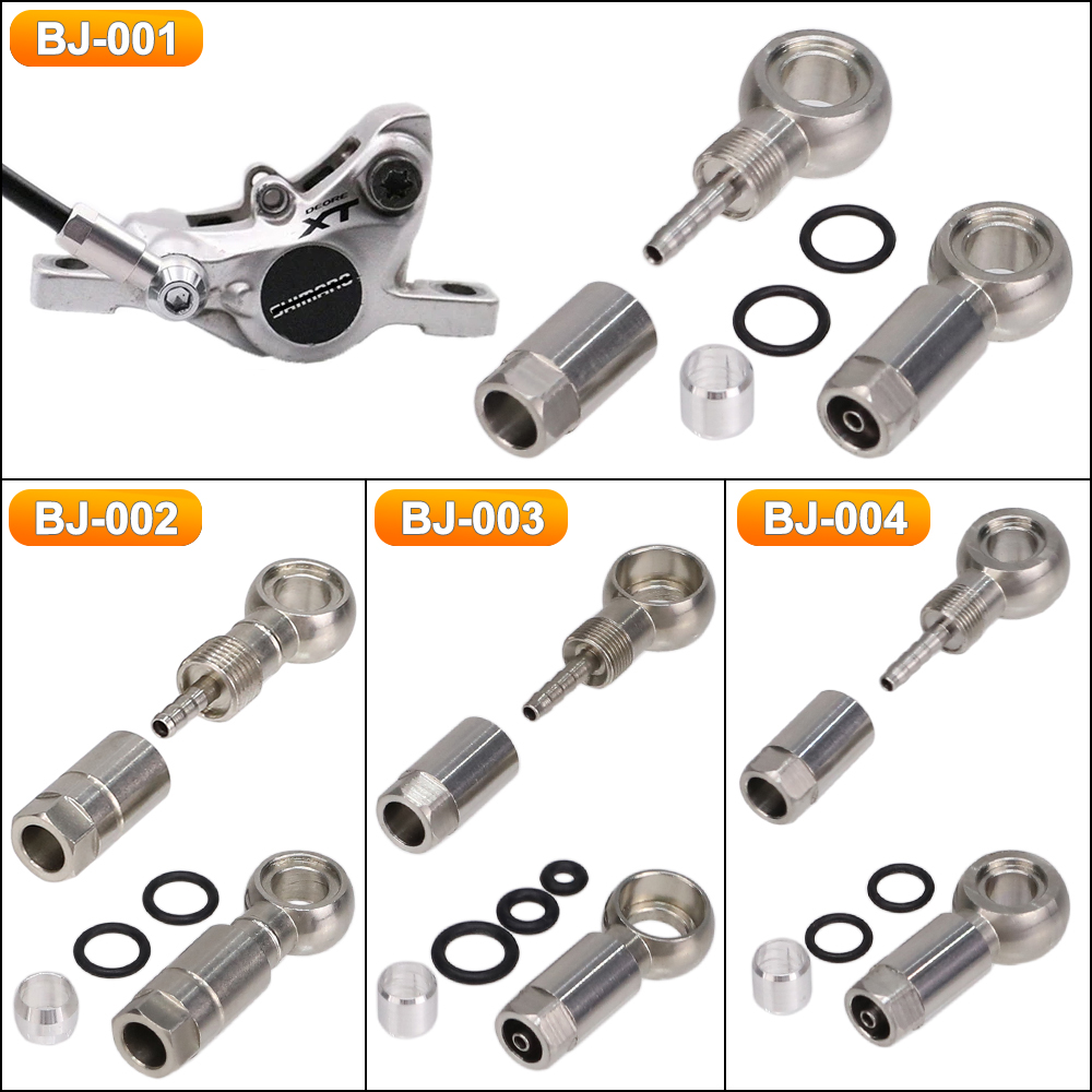 HEPPE Fahrrad hydraulische Bremse Banjo passend zu Edelstahl Schlauch passend zu Olive Verbinder für BH90 SLX/XT/XTR MT4/5/6/7/8 Bremse