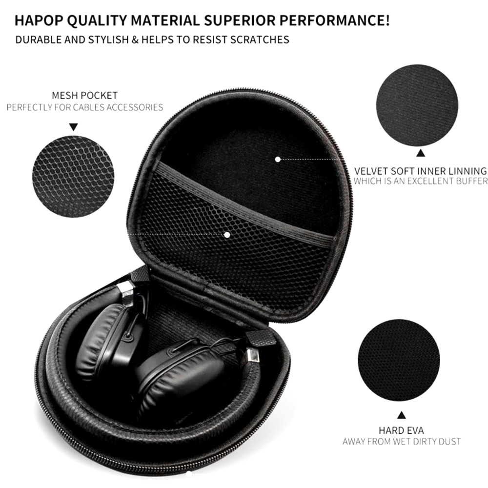Hoofdtelefoon Box Hard Case Draagtas Box Opbergtas voor Marshall Major 4 3 2 IV III II MID Bluetooth draadloze hoofdtelefoon