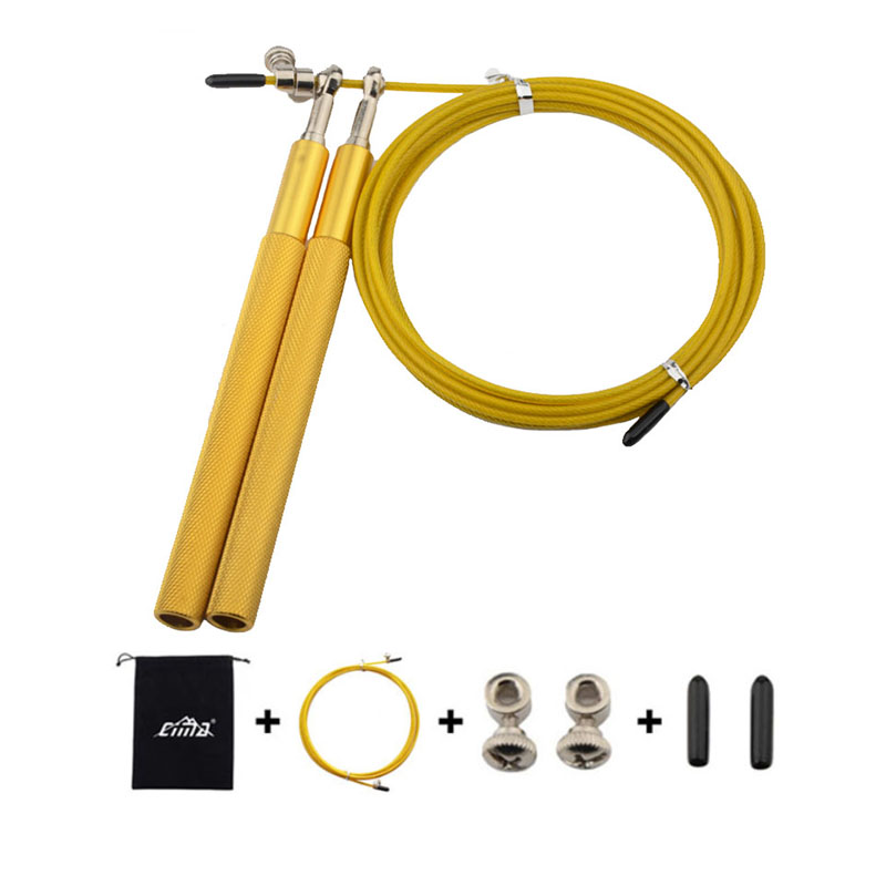 Skipping Rope Speed Boxing Jumping Training Physical Agility Gym Fitness Exercise Accessories Workout Battle: Gold Set