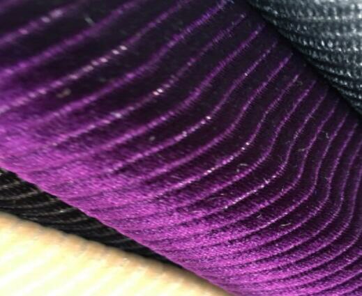 Velvet Dress Fabric Glittery Stripe Stretchy Velvet Bling Shimmer Sewing Fabric: Purple / 1 Yard