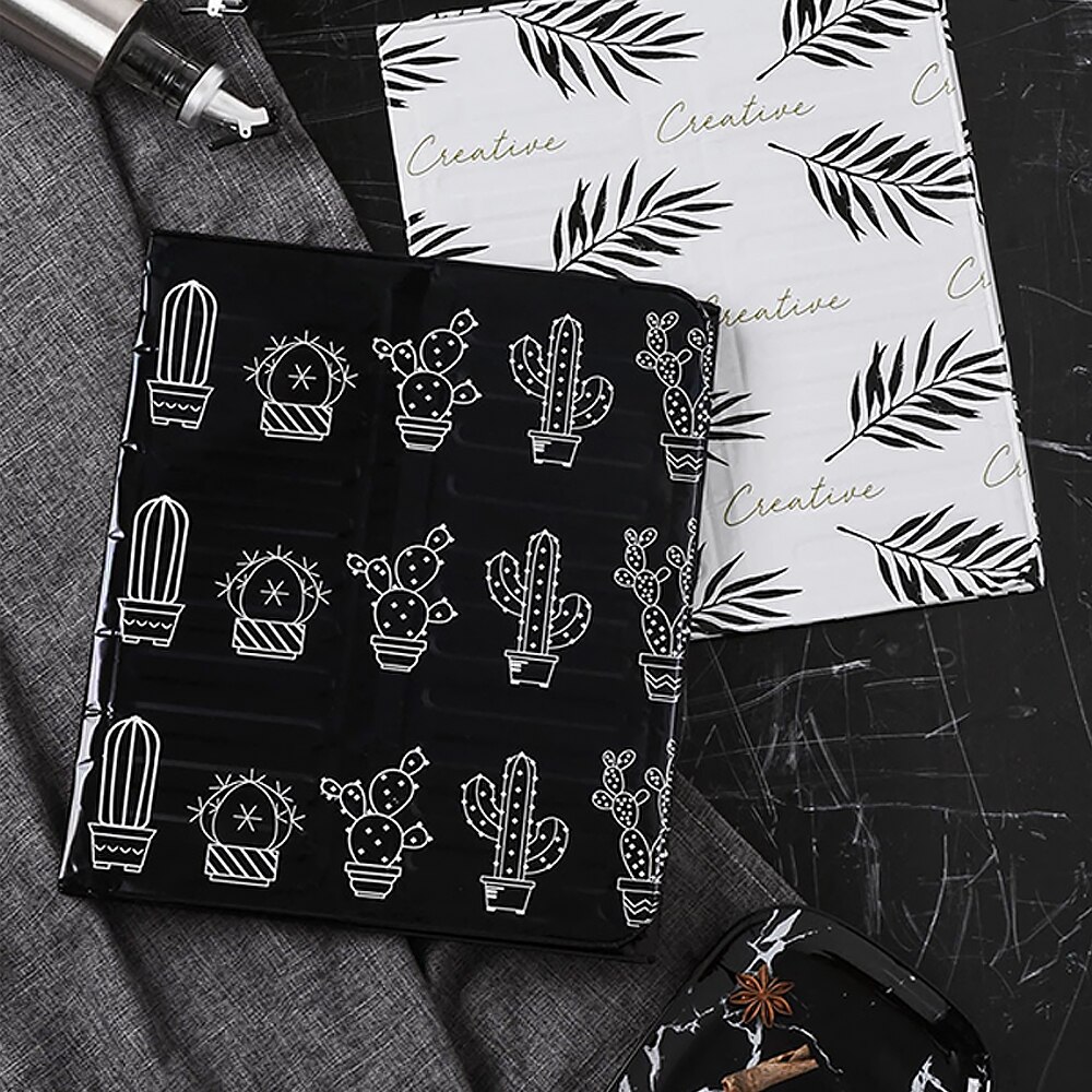 Cartoon Splatter Shield Guard Oil Divider Splash Proof Baffle Tool Kitchen Cooking Frying Pan Oil Splash Screen Cover Gas Stove