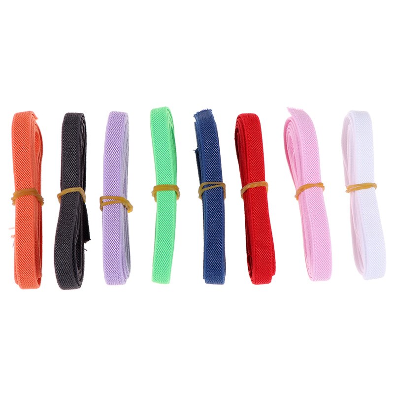 Length 100cm Width 10MM DIY Sewing Supplies Elastic Tape/Hand Made Belt/Colorful Elastic Band/Webbing For Clothing Colors