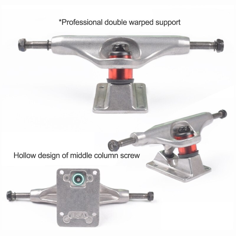 Skateboard Trucks Good Aluminum Alloy Truck Steel Hollow Kingpin Skate Trucks