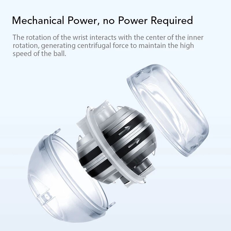 XIAOMI YUNMAI LED bola para la muñeca entrenador relajarse giroscopio bola Potencia muscular bola Gyro brazo ejercitador mano ejercitador equipos