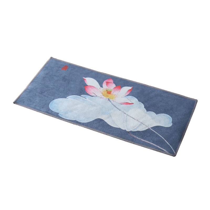 Toalla de té china de , Trapos de mesa de té de felpa gruesa absorbente, esteras de té de Kung Fu chino, toallas de olla de