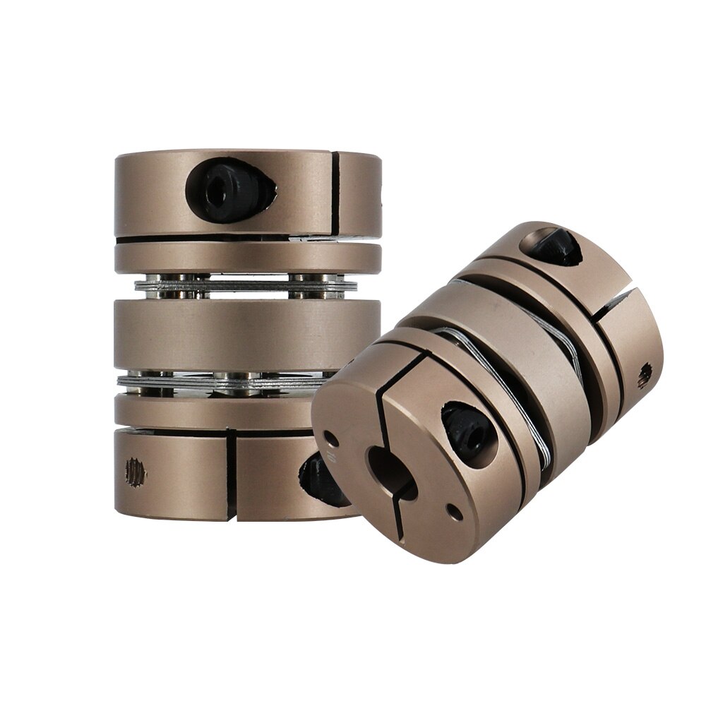 Motor Coupler High torque D26L35 double diaphragm inner hole 4mm-12mm coupling disc elastic torsionally flexible coupling