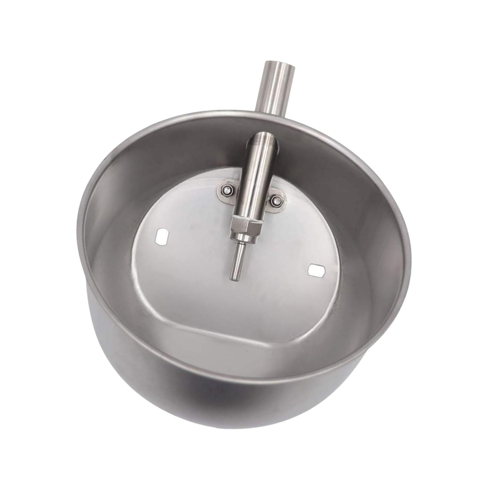 Automatic Pig Waterer Water Trough Piglets Drinking Bowl Pig Water Bowl Stainless Steel for Animals Piglets Pig Livestock: WHITE