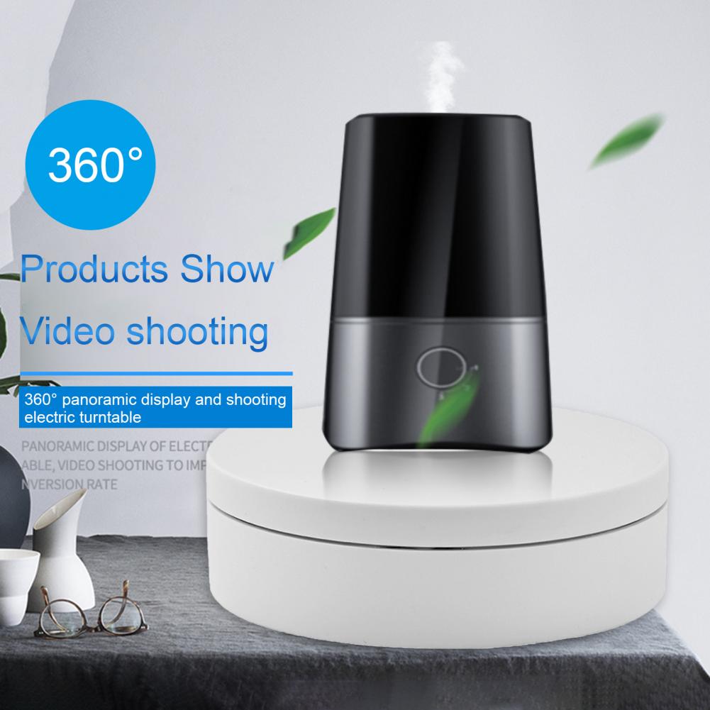 Low Noise Durable Motorized Turntable Jewelry Holder for Photography