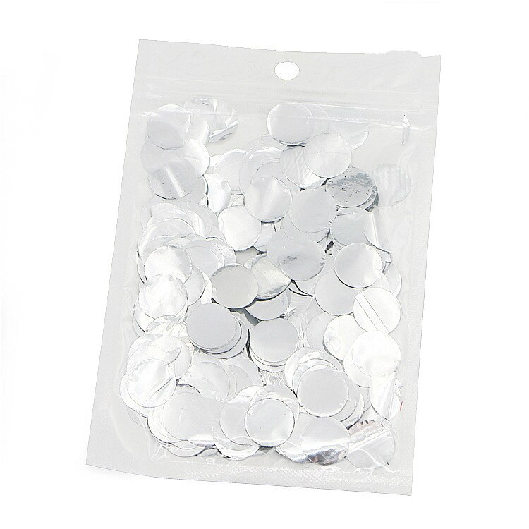 1 Pack 10g Rose Gold Foil Confetti Clear Balloon Confetti Birthday Party Transparent Ballon Confetti Wedding Decoration Supplies: Silver
