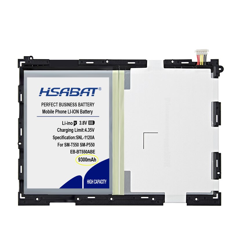 HSABAT EB-BT550ABE 9300mAh Top Capacity Battery for Samsung Galaxy Tab A 9.7&quot; SM-P550 T555 SM-P351 P555C T555C SM-T550 Batteries