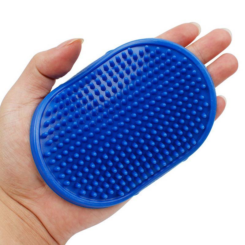 Soft Rubber Pet Brush Glove Hair Grooming Bathing Cleaning Massage Handy Dog Cats Comb Supplies J2Y