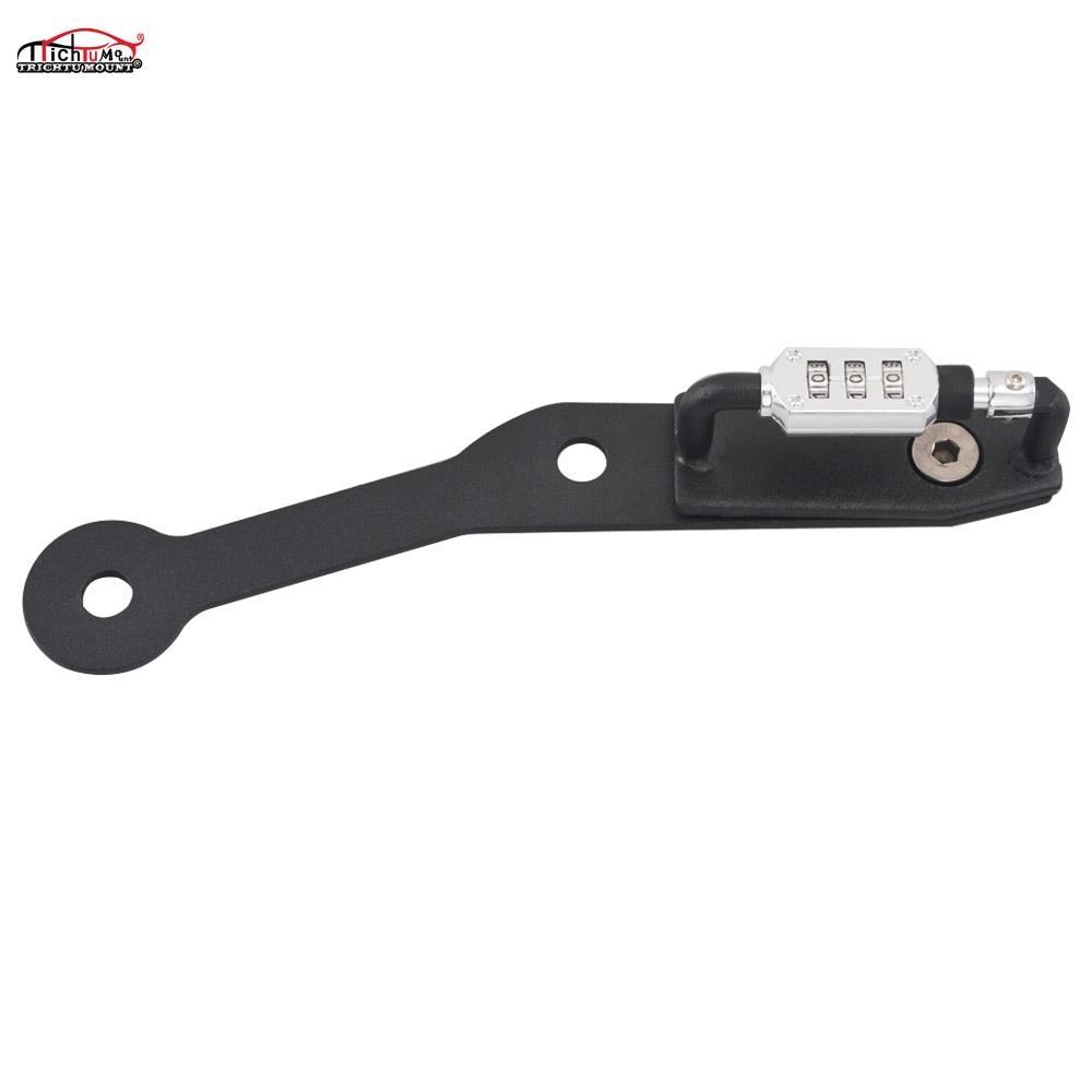 Kask motocyklowy blokada hasło góra hak czarna strona zabezpieczenie przed kradzieżą aluminium dla Yamaha MT-07 FZ-07 FJ-07 2014 2015 2016