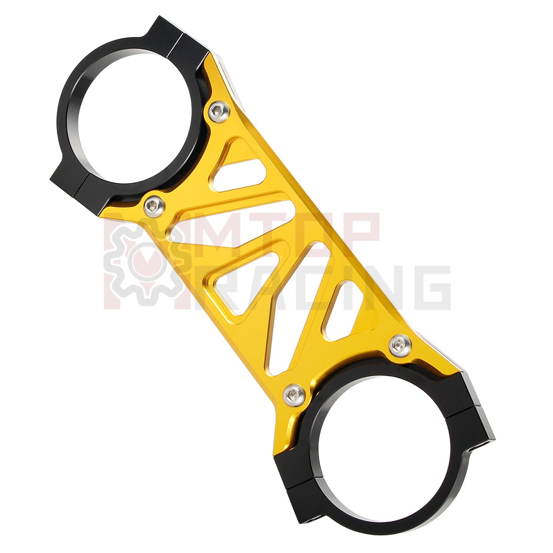 Supporto forcella stabilizzatore forcella anteriore per Yamaha RZ350 4U0 1981-1982 RZ250 4L3 RD250LC 1981-1983 argento oro