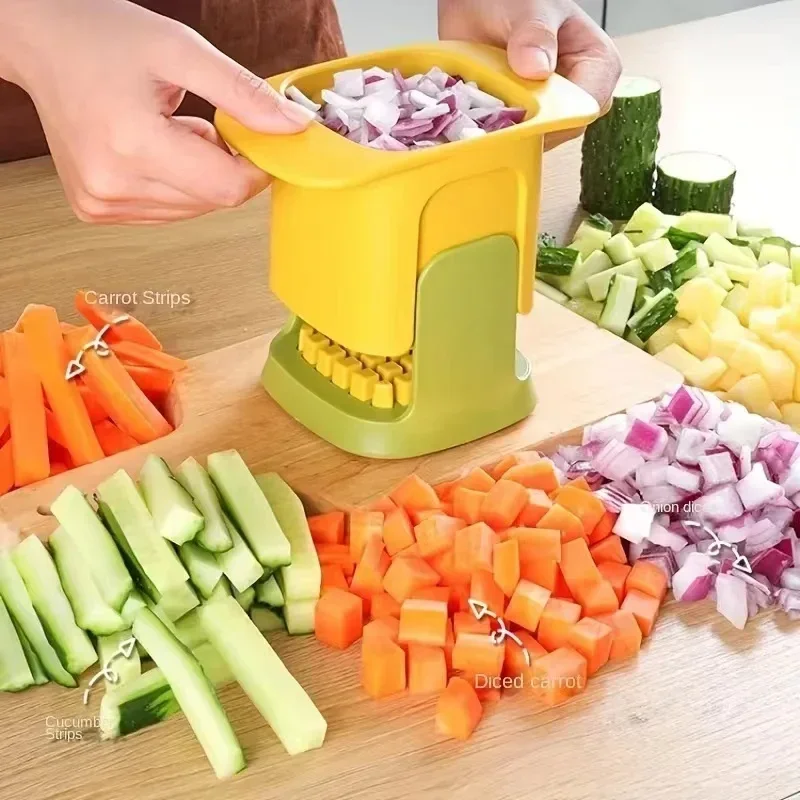 Groentenhakker Uienhakker Handvat Voedselrooster Voedselhakker Keuken Groentesnijder Dicer Gesneden Aardappelversnipperaar