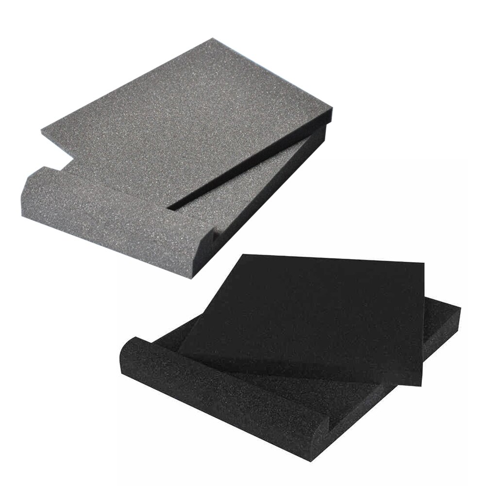 2Pcs Studio Monitor Isolatie Pads Hoge Dichtheid Akoestisch Schuim Voor Meest Speaker Stands Piano Kamer Geluidsversterking Kussen: Default Title