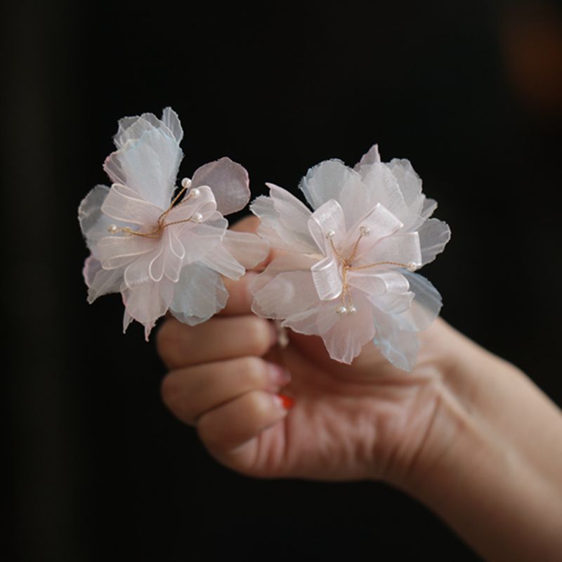 Jahrgang-haarschmuck mit blumen für damen, chinesische hanfu-blumenhaarnadel