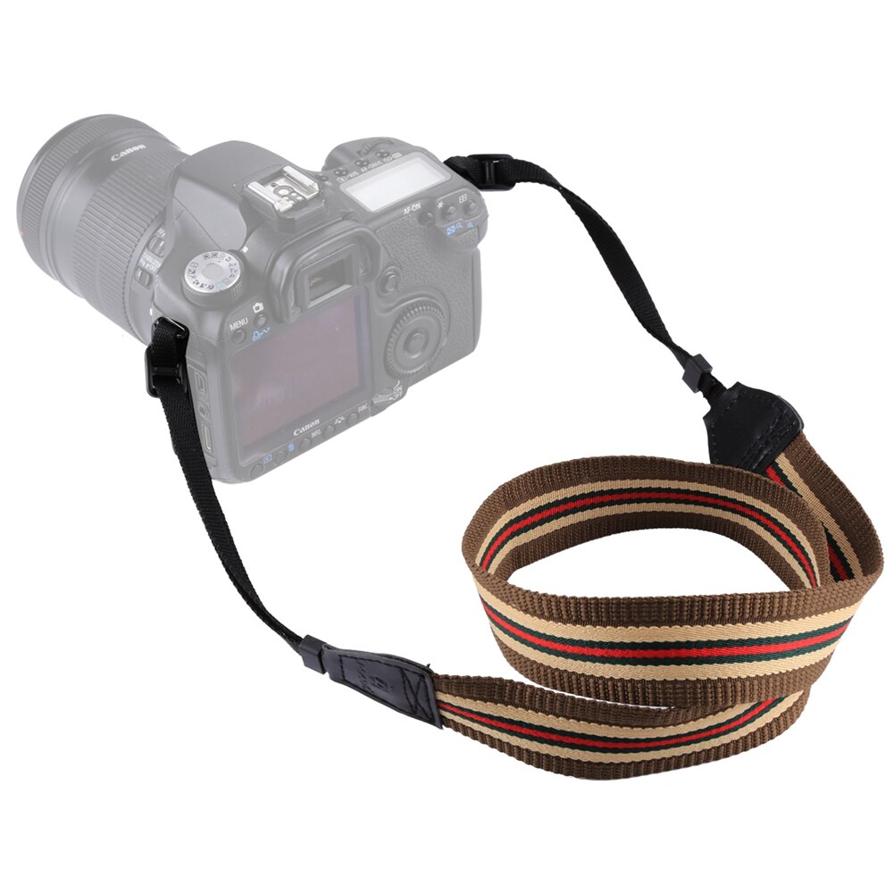 Puluz retro etnisk stil flerfarvet serie skulderstrop kamera stroppebælte til sony, canon, slr / dslr kameraer universal: 114- d