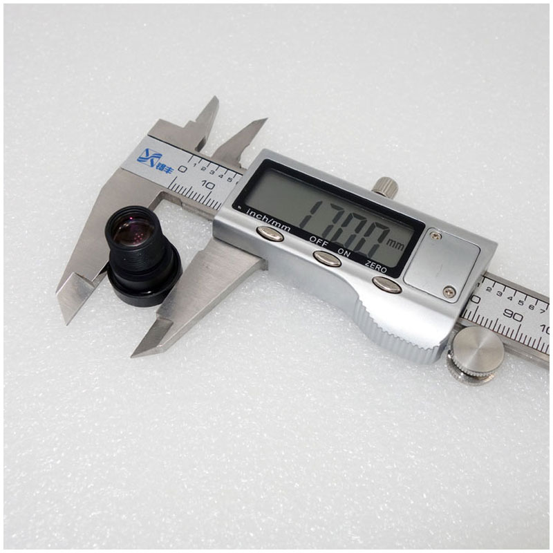 M12 EFL 25mm long focus lens board camera 5MP mini CCTV camera for 1/3" sensor 14 degree HD telephoto lens