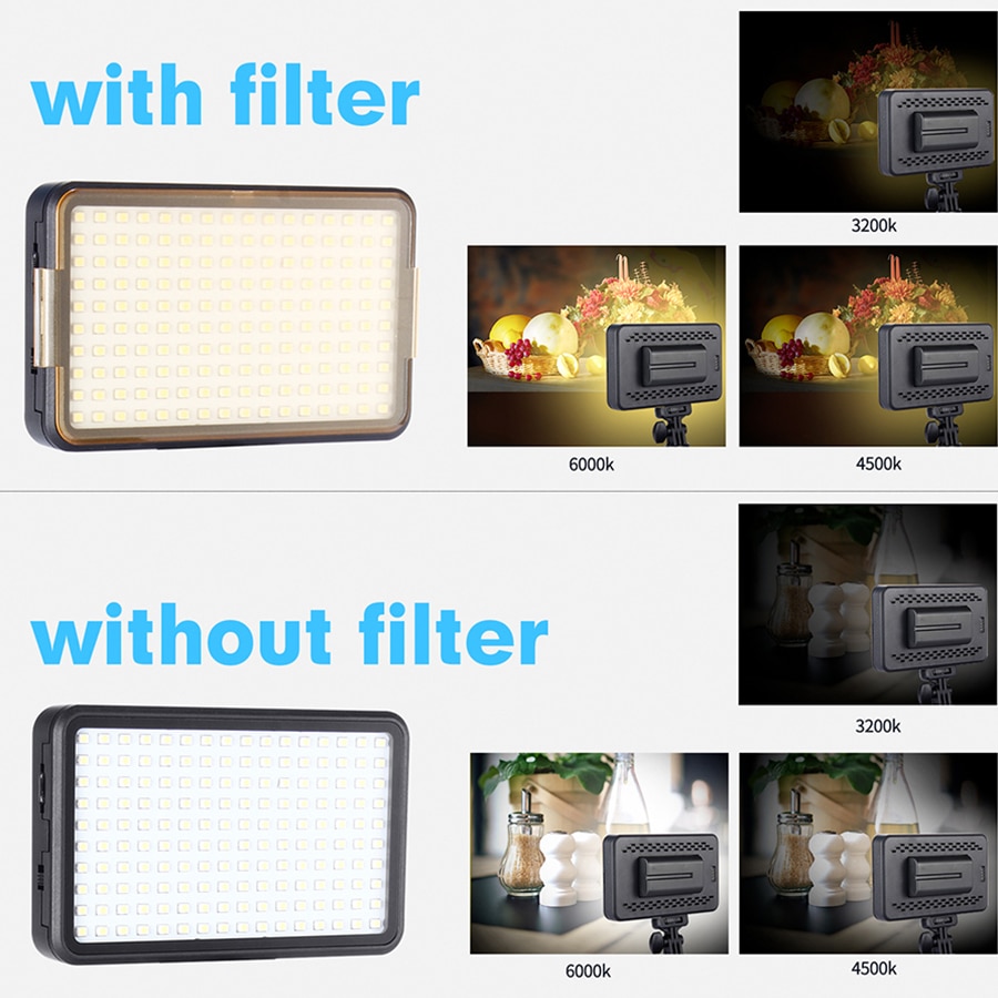 MAMEN PAD160 LED Fill Light 3200K/6000K CRI 90+ Lamp With CT Filter Stepless Dimming For Sony DSLR Camera Photo Video Light